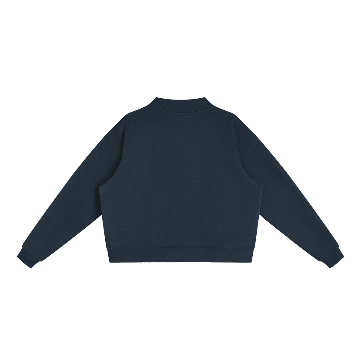 Notre Dame Embroidered Mock-Neck