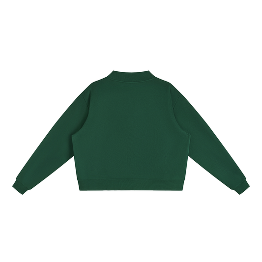 University of Miami Mock-Neck Crew Sweatshirt