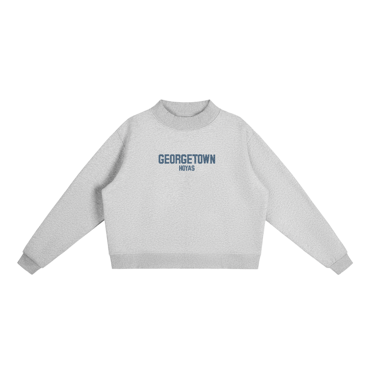 Georgetown Embroidered Mock-Neck