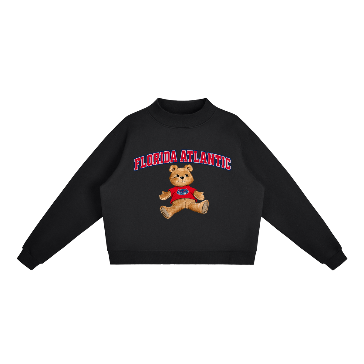 Florida Atlantic Mock-Neck Crew Sweatshirt