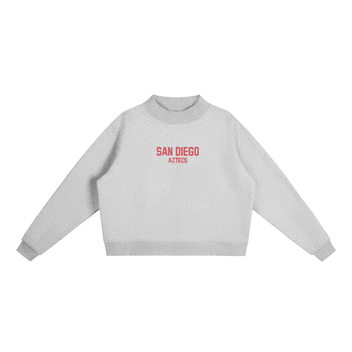 San Diego State Embroidered Mock-Neck