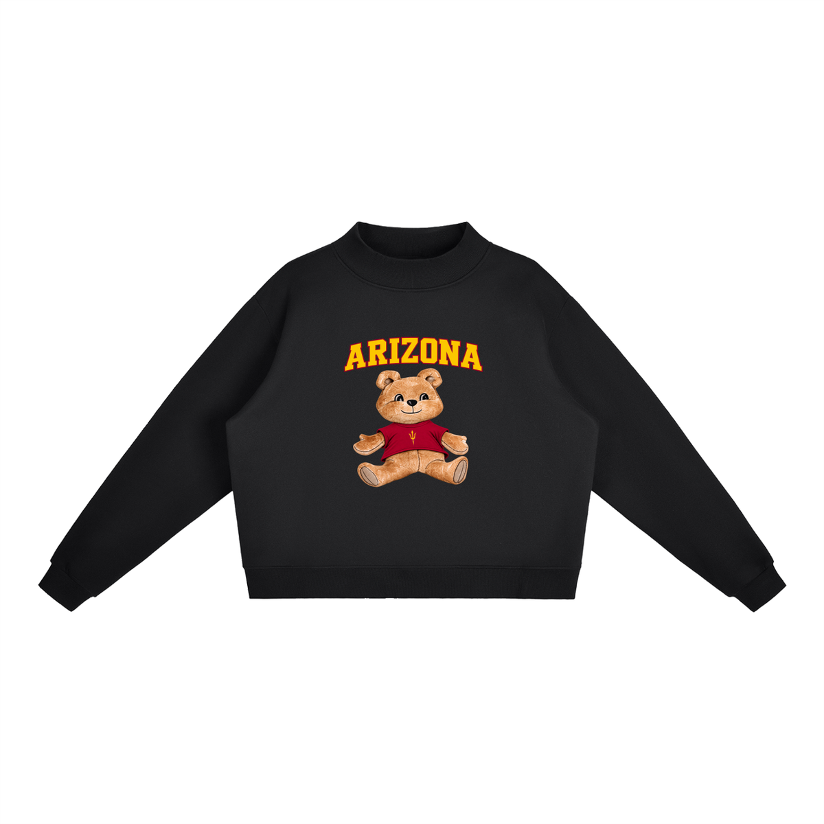Arizona State Mock-Neck Crew Sweatshirt