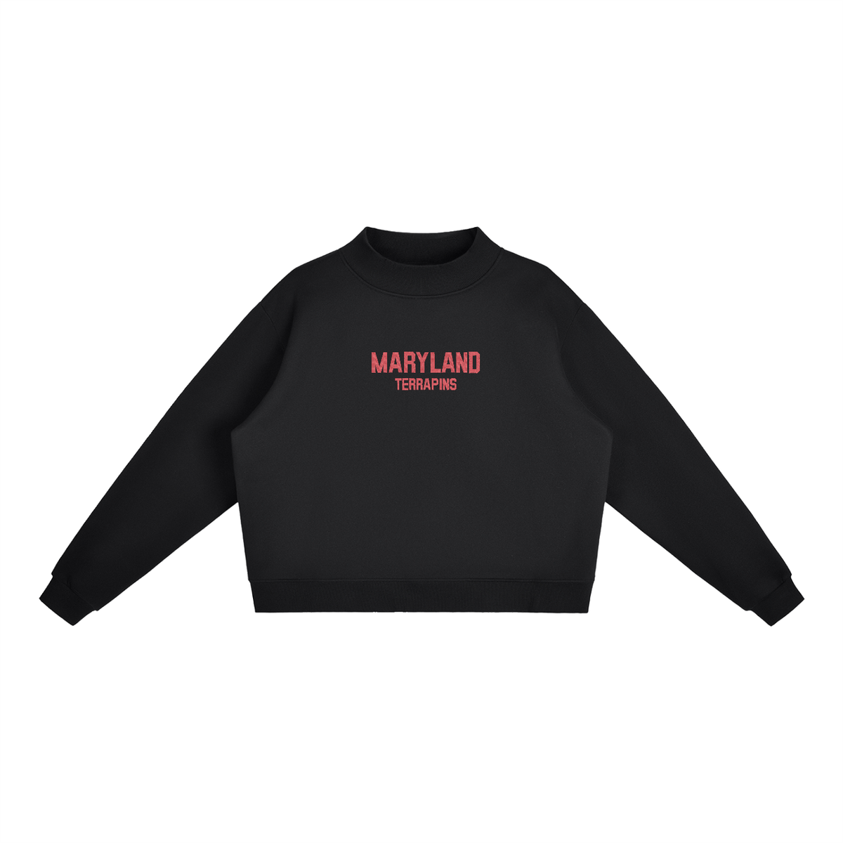Maryland Embroidered Mock-Neck
