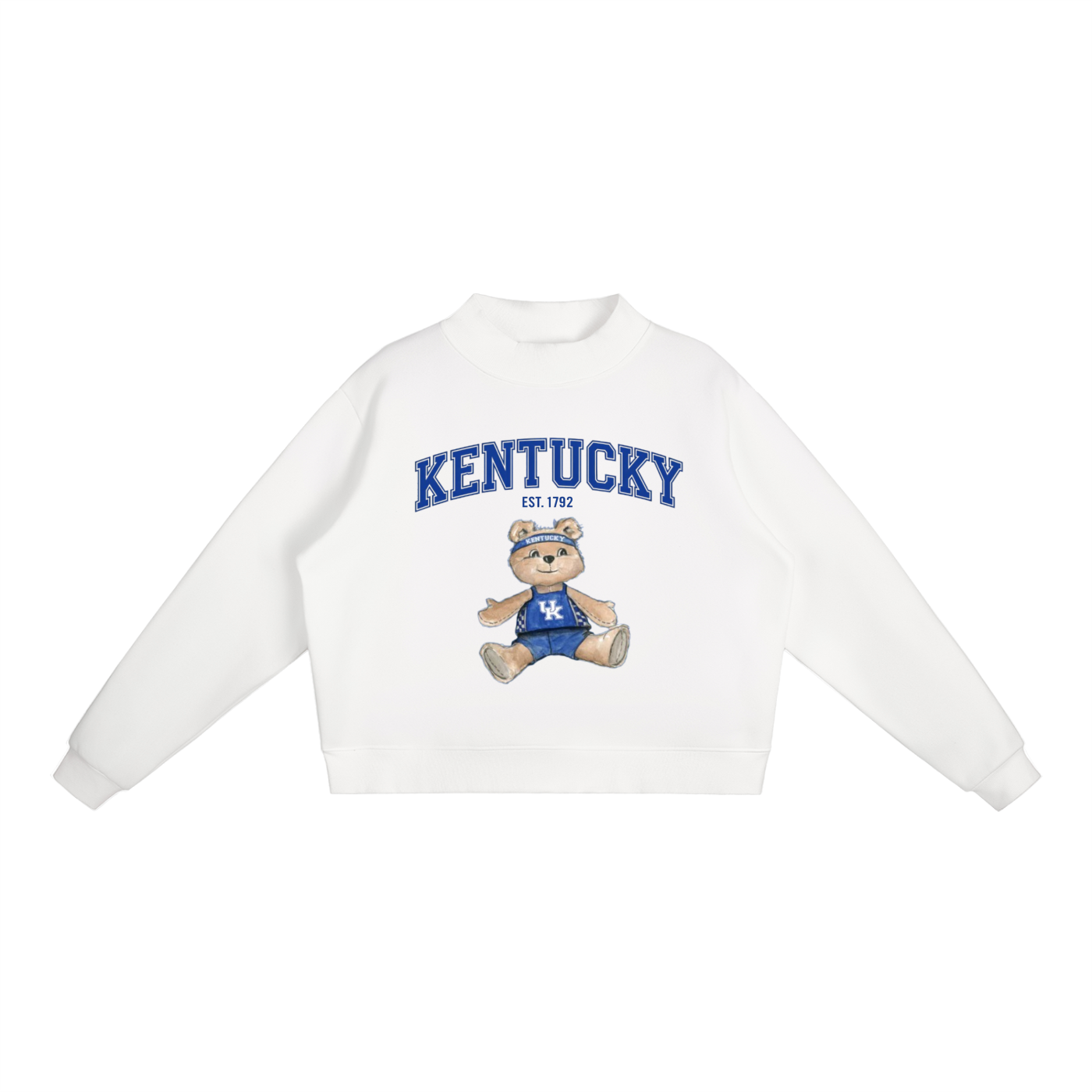 Kentucky Mock-Neck Crew Sweatshirt