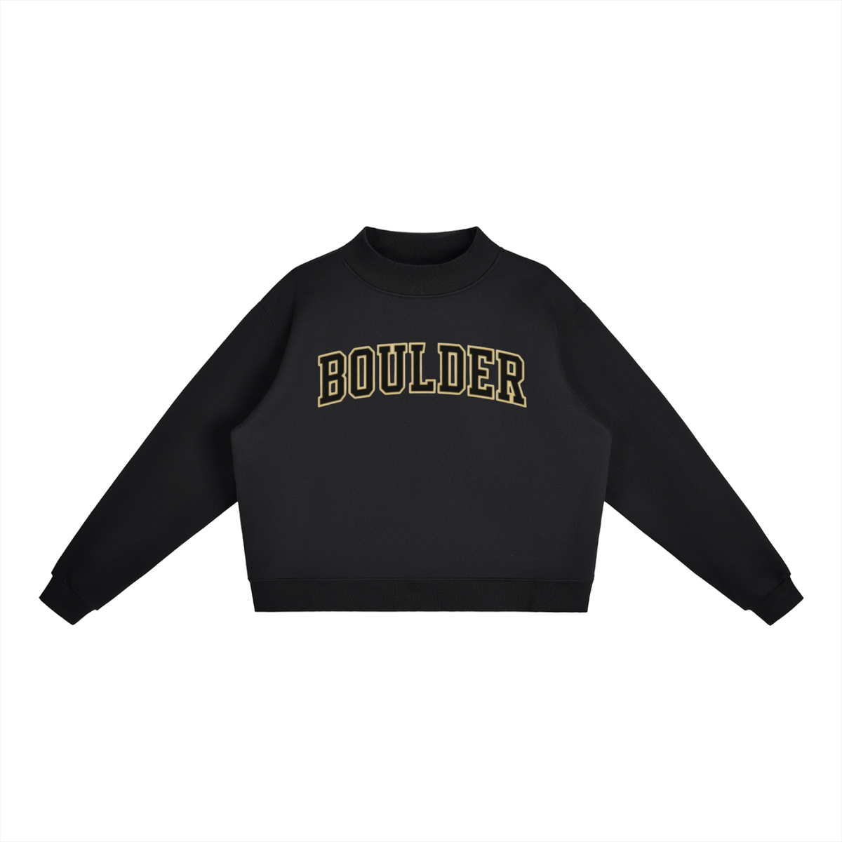 Colorado Boulder Mock-Neck Crew Sweatshirt