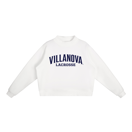 Villanova Lacrosse Mock-Neck Crew Sweatshirt