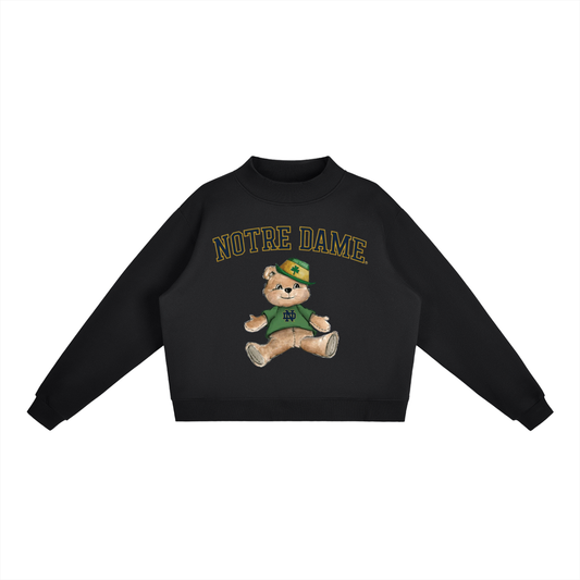 Notre Dame Mock-Neck Crew Sweatshirt
