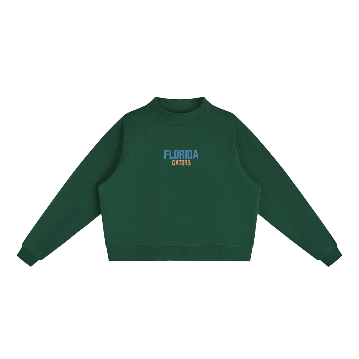 Florida Embroidered Mock-Neck