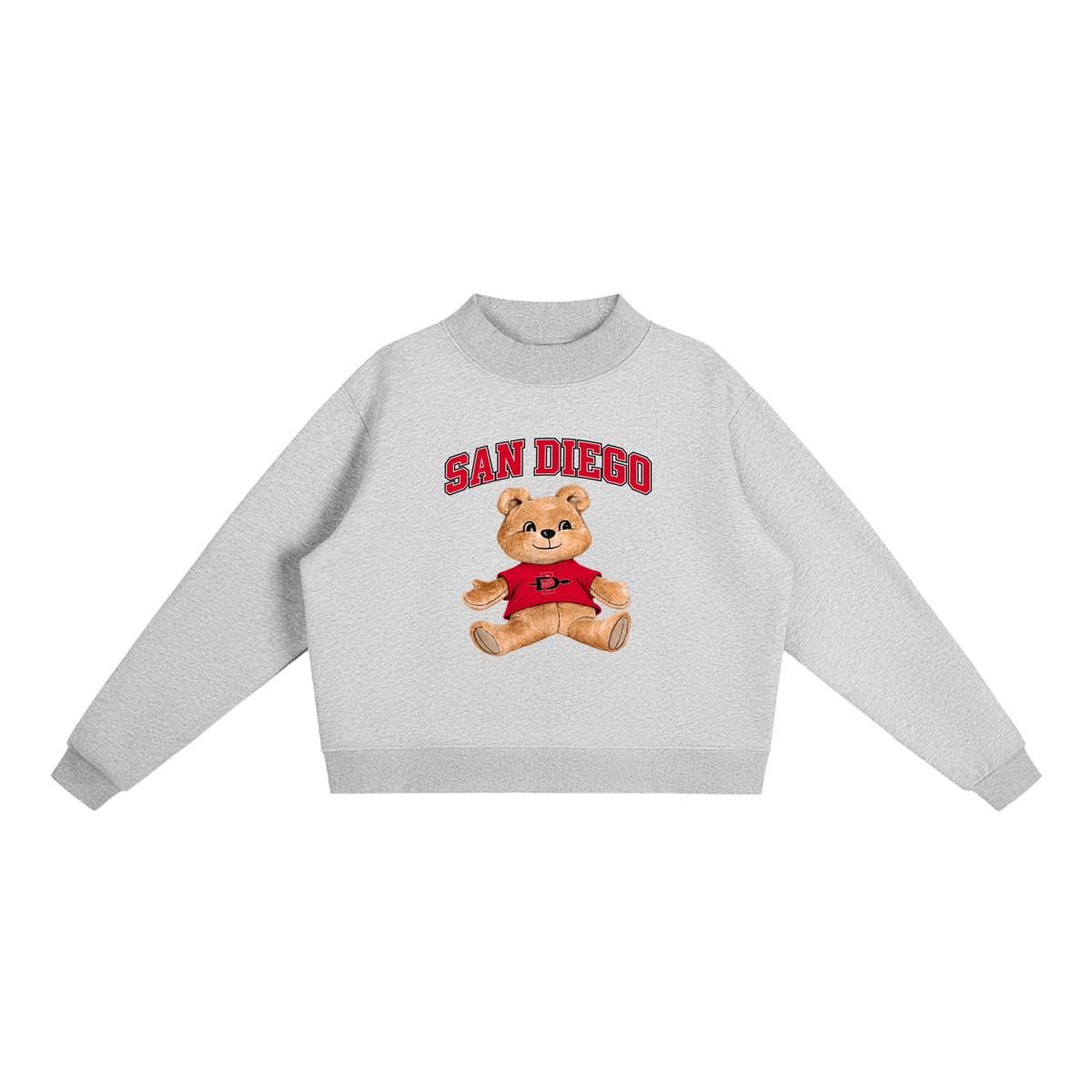San Diego State Mock-Neck Crew Sweatshirt