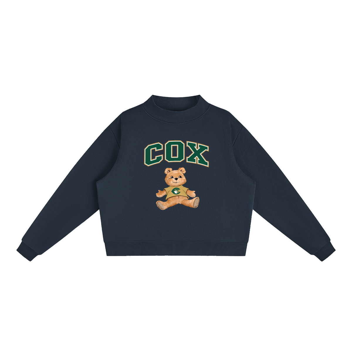COX Mock-Neck Crew Sweatshirt