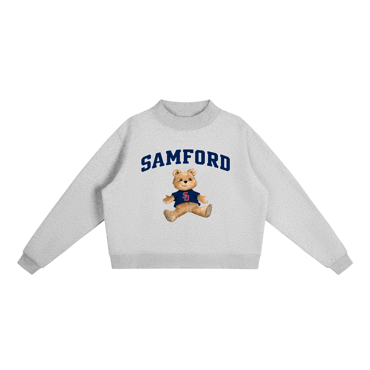 Samford University Mock-Neck Crew Sweatshirt