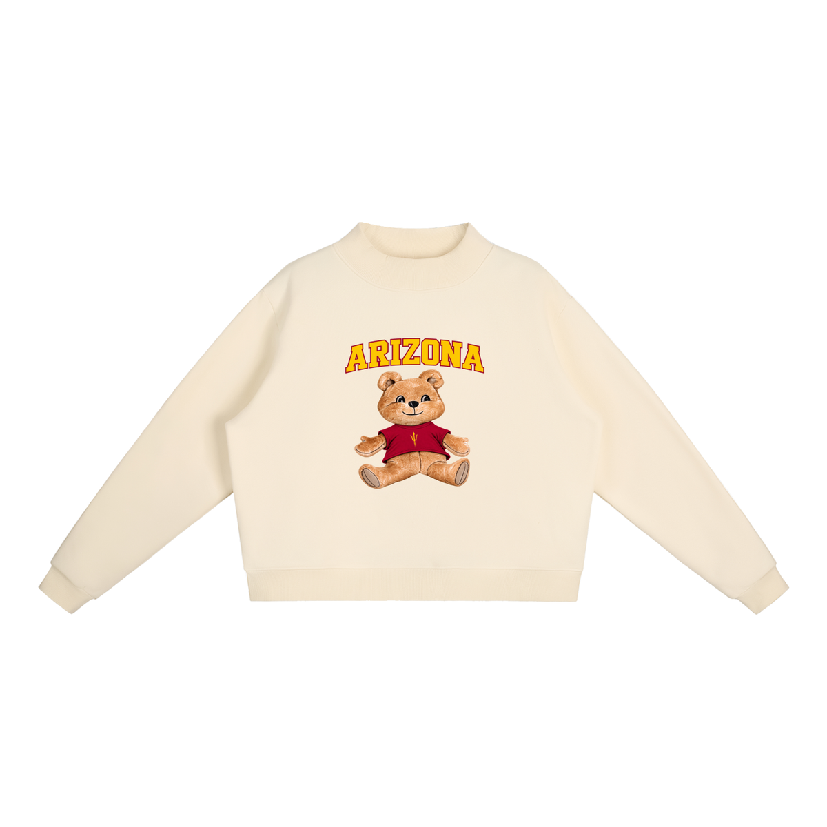 Arizona State Mock-Neck Crew Sweatshirt