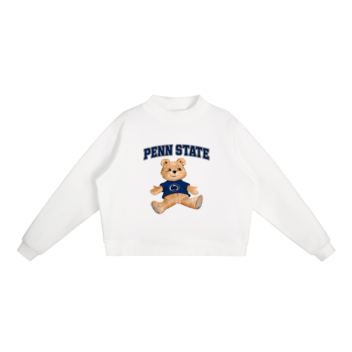 Penn State Mock-Neck Crew Sweatshirt