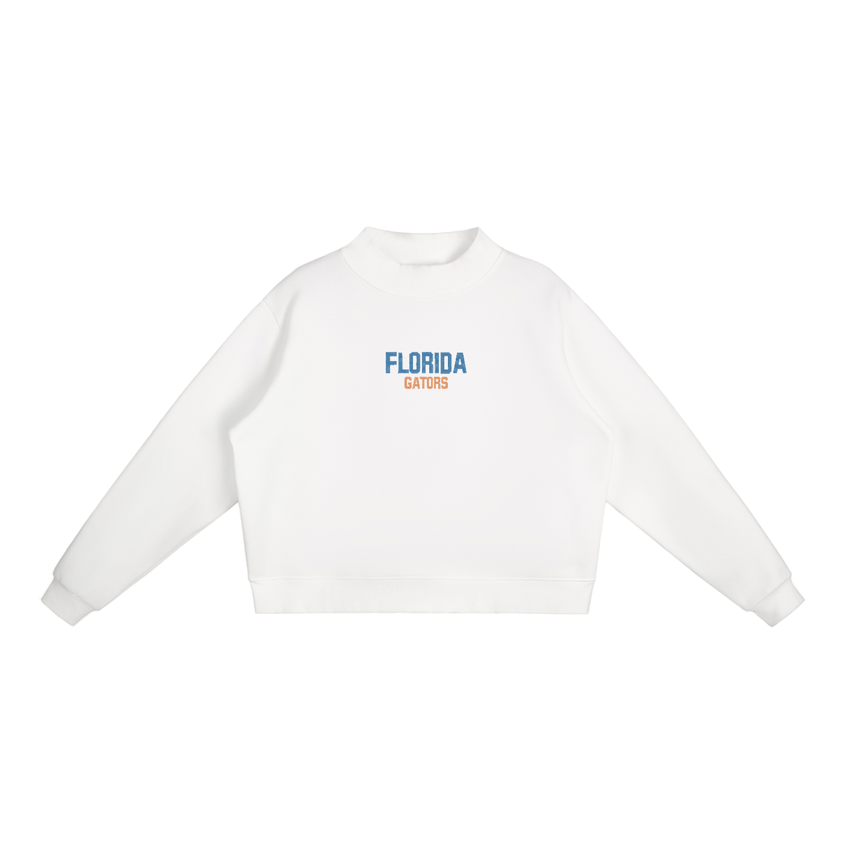Florida Embroidered Mock-Neck