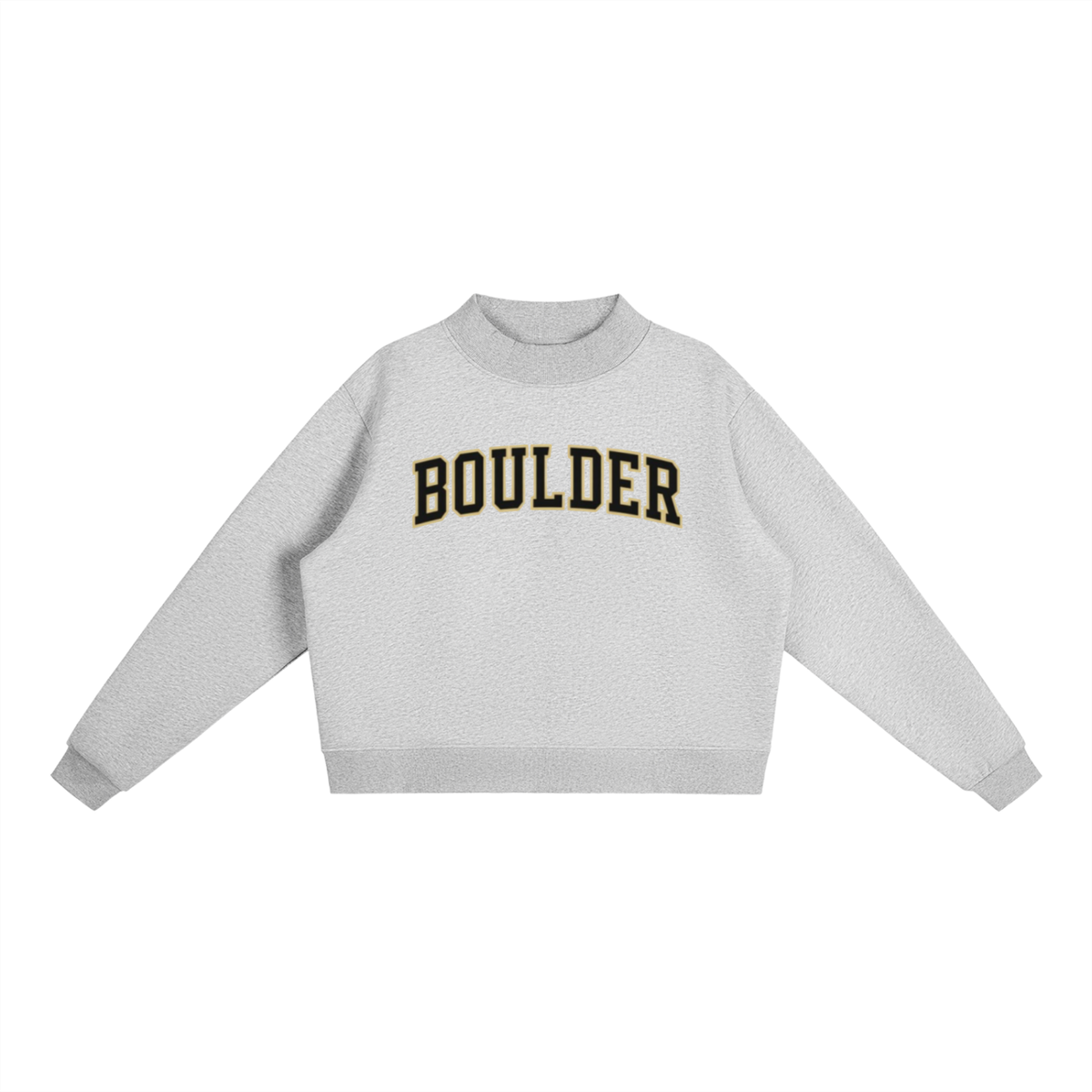 Colorado Boulder Mock-Neck Crew Sweatshirt