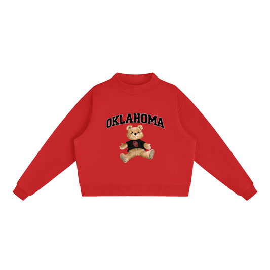 Oklahoma Mock-Neck Crew Sweatshirt