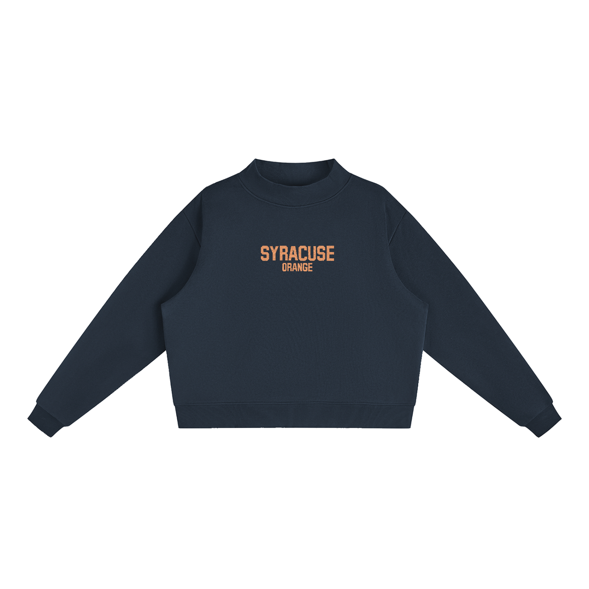 Syracuse Embroidered Mock-Neck