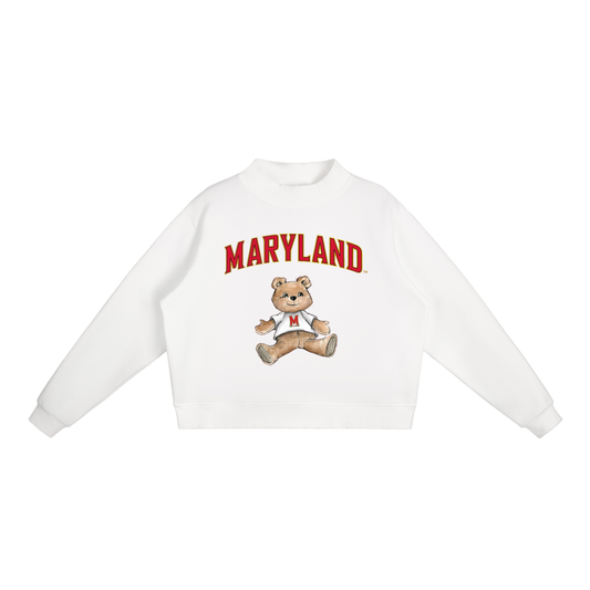 University of Maryland Mock-Neck Crew Sweatshirt