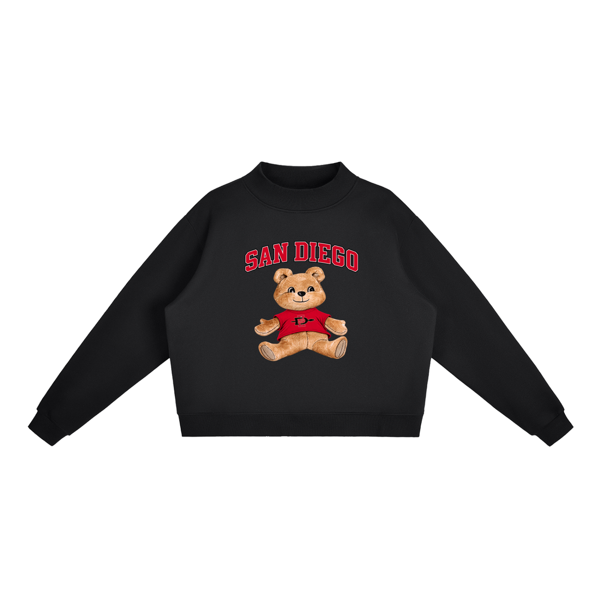 San Diego State Mock-Neck Crew Sweatshirt