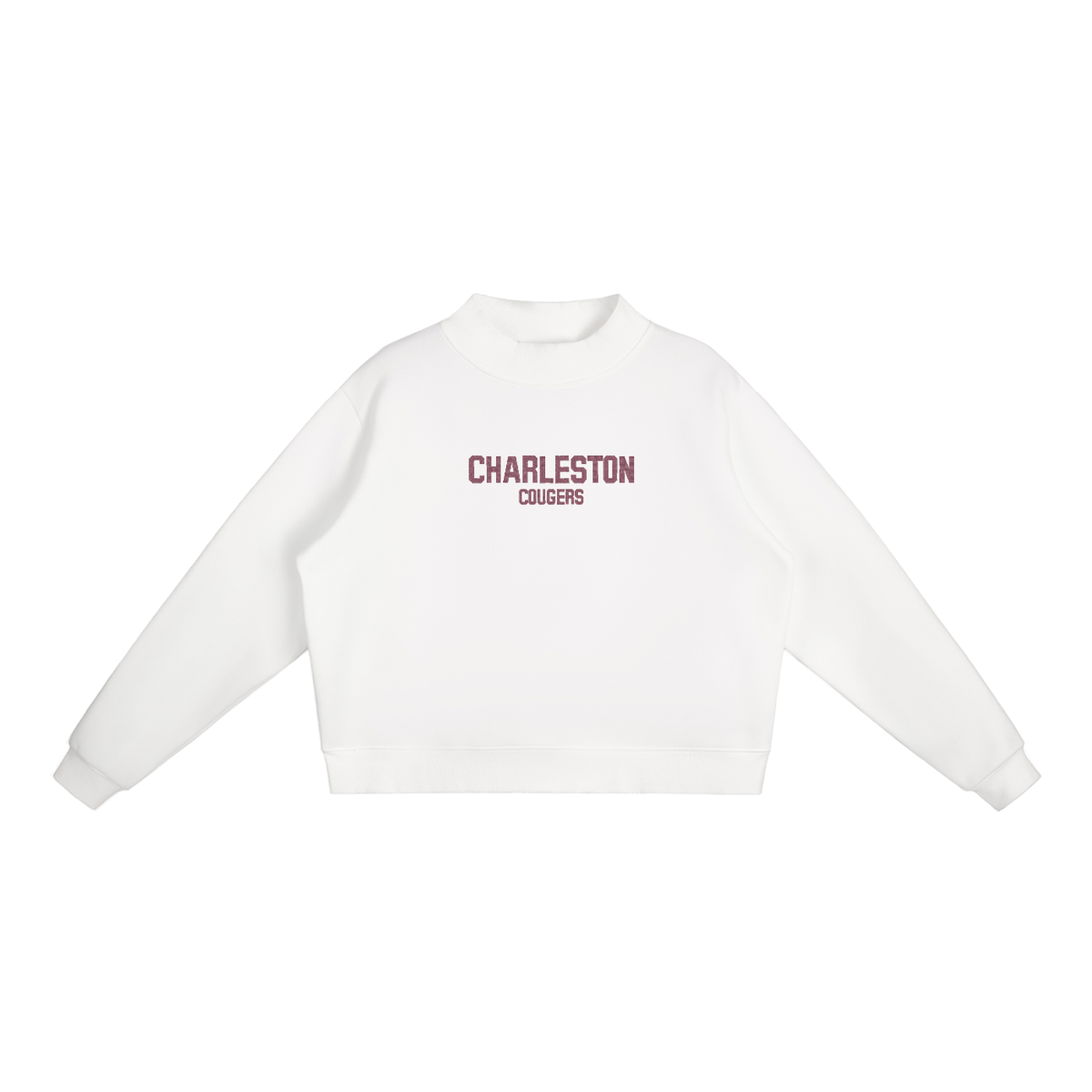 College of Charleston Embroidered Mock-Neck
