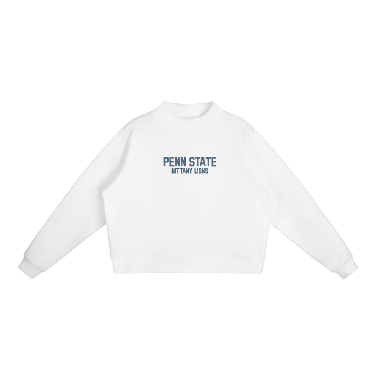 Penn State Embroidered Mock-Neck