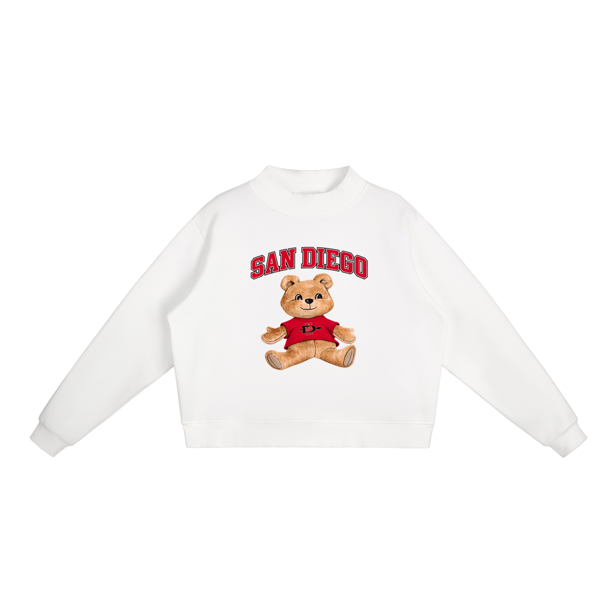 San Diego State Mock-Neck Crew Sweatshirt