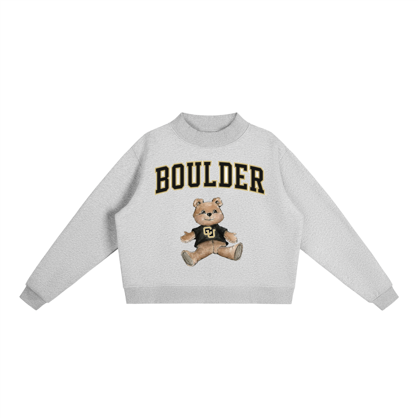 Colorado Boulder Mock-Neck Crew Sweatshirt