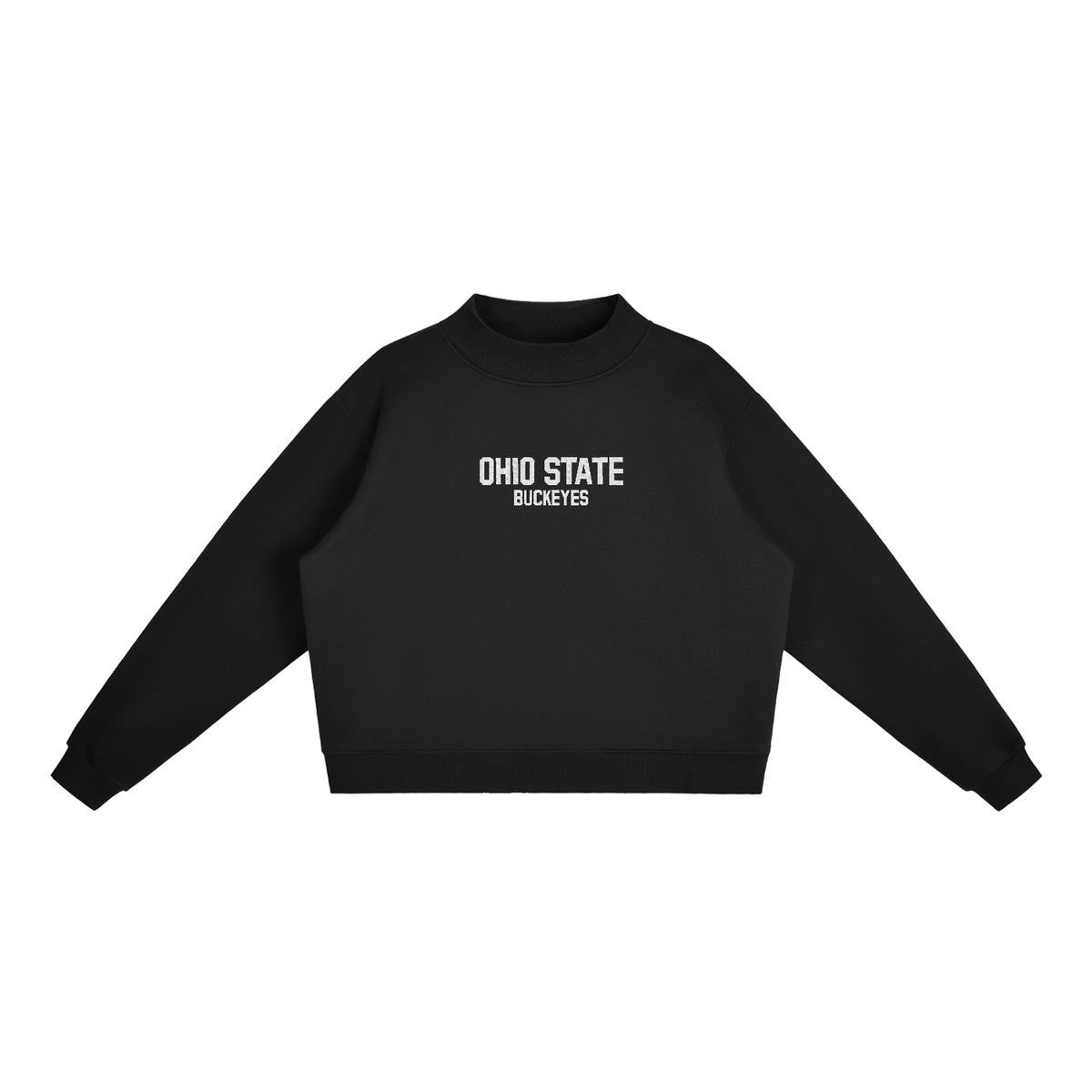 Ohio State Embroidered Mock-Neck