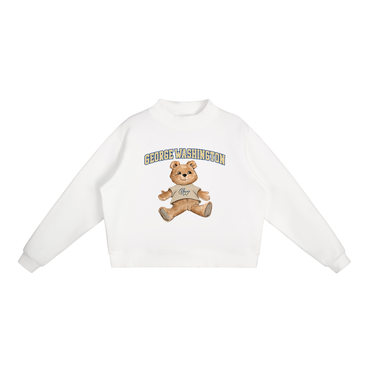 George Washington Mock-Neck Crew Sweatshirt