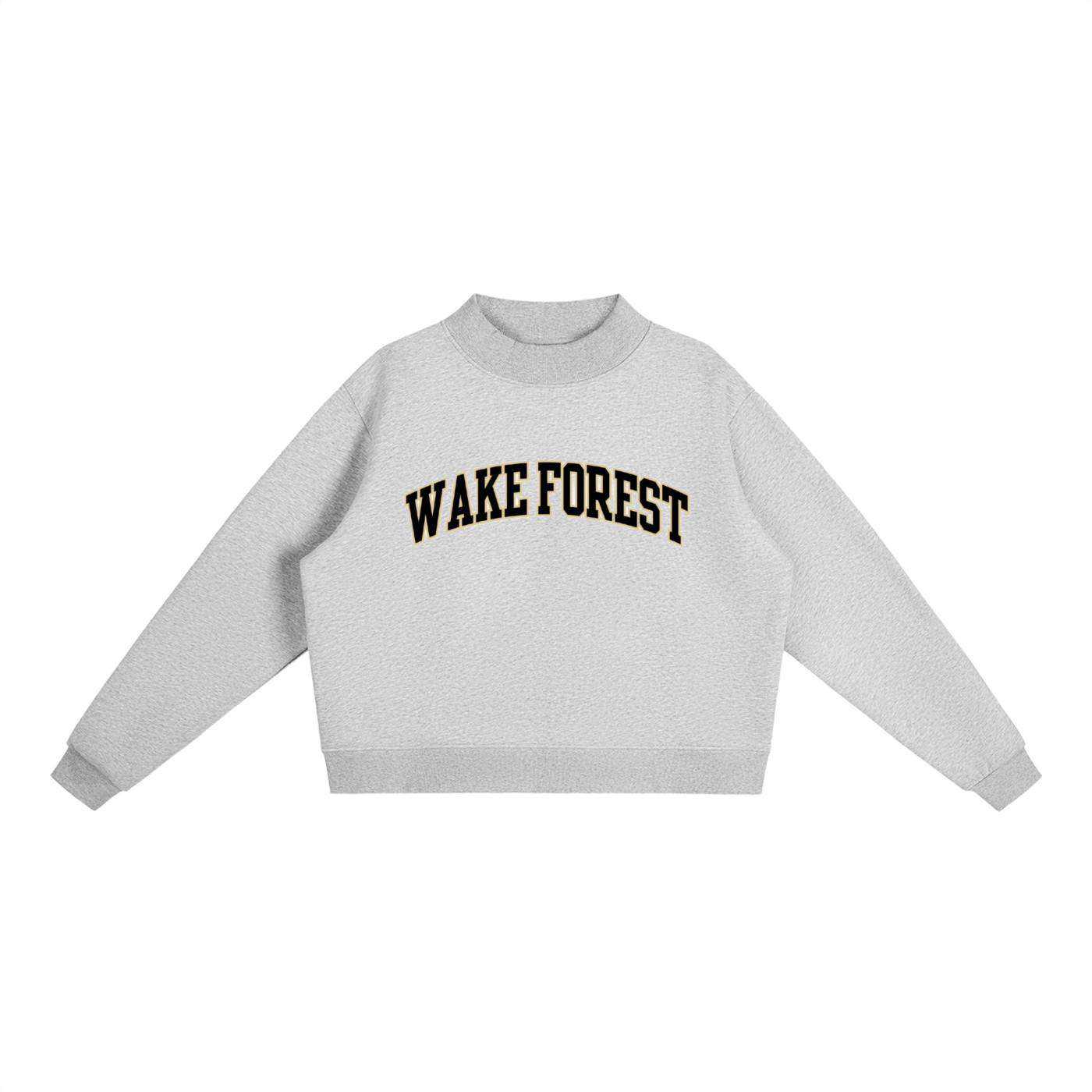 Wake Forest Mock-Neck Crew Sweatshirt