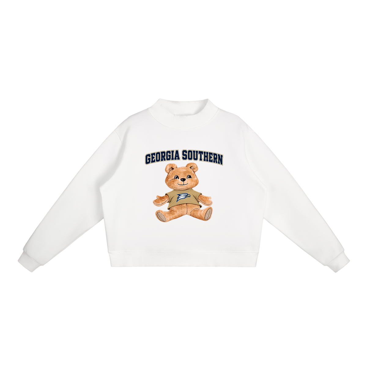 Georgia Southern Mock-Neck Crew Sweatshirt