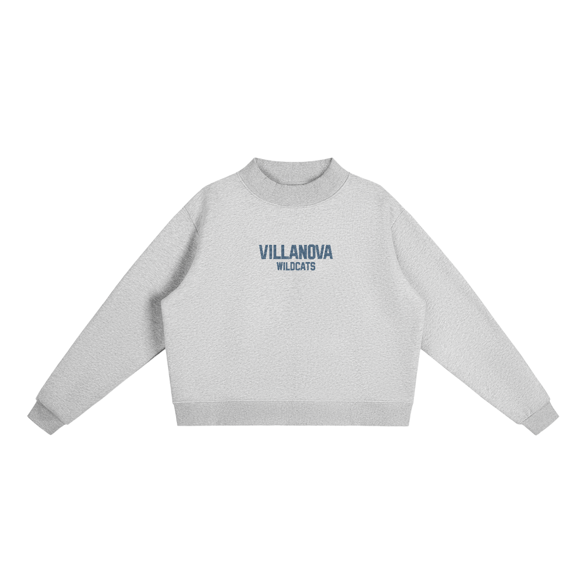 Villanova Embroidered Mock-Neck