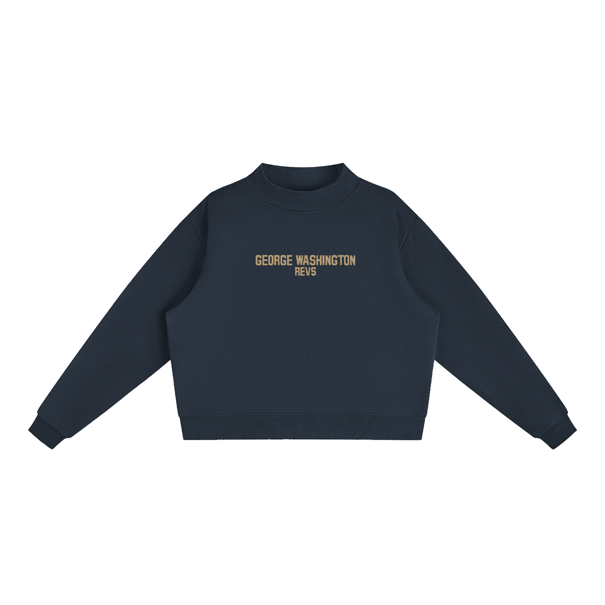 George Washington Embroidered Mock-Neck