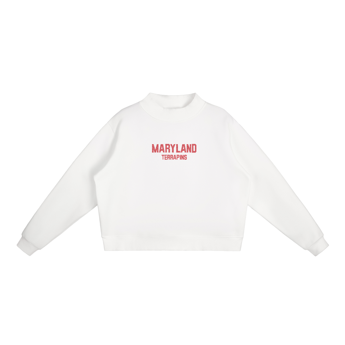 Maryland Embroidered Mock-Neck