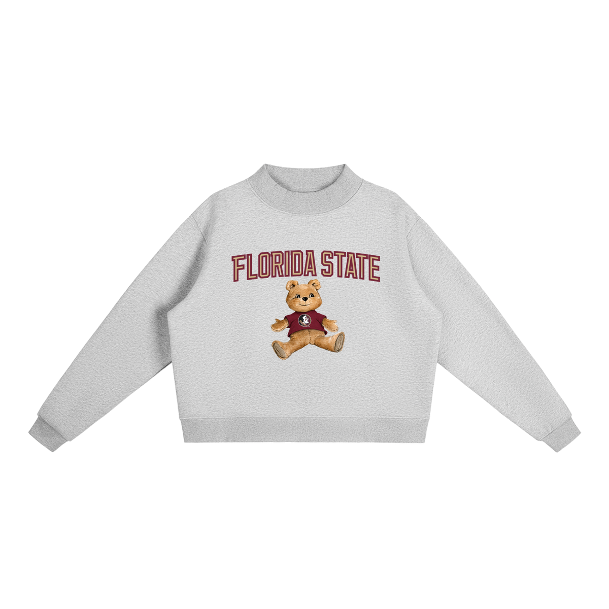 Florida State University Mock-Neck Crew Sweatshirt