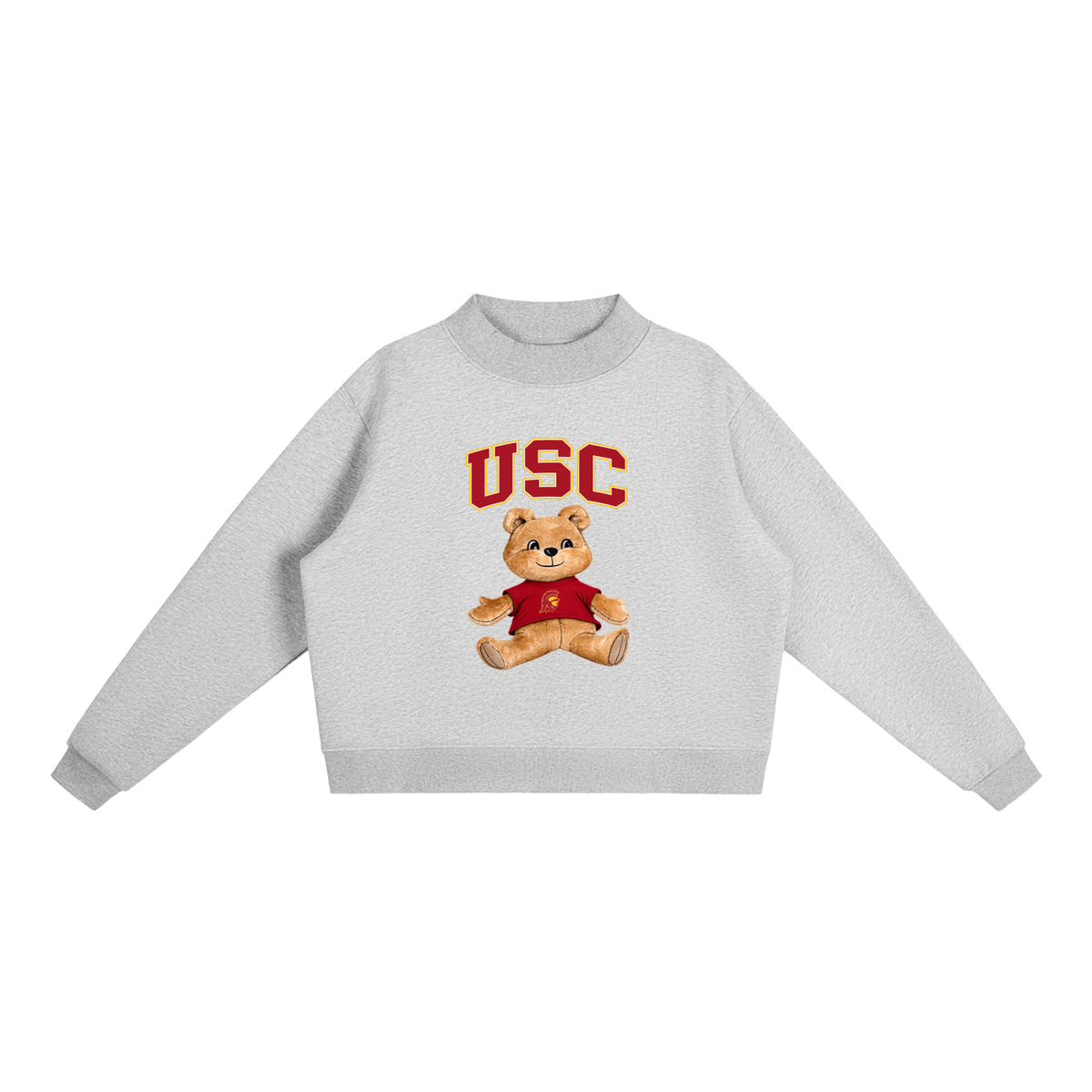 USC Mock-Neck Crew Sweatshirt