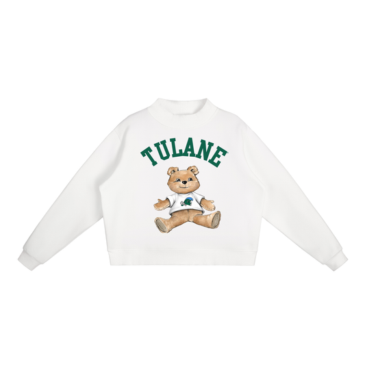 Tulane Mock-Neck Crew Sweatshirt