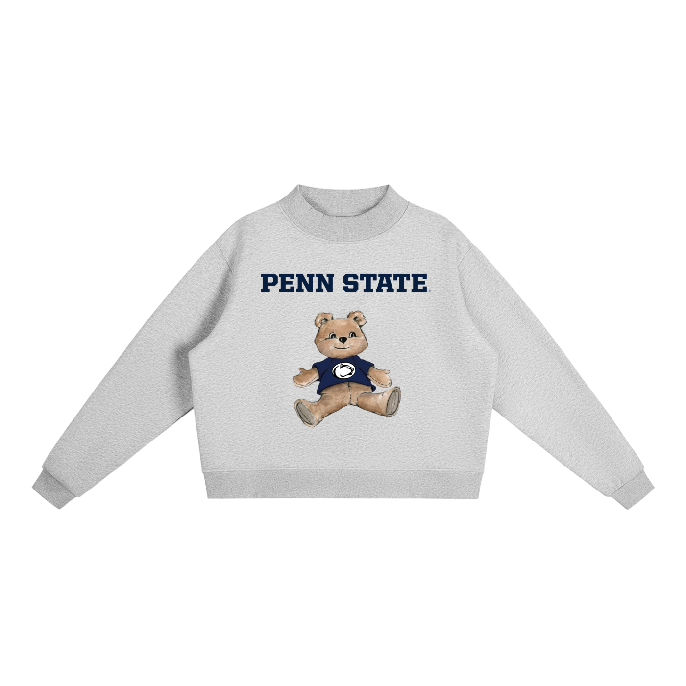 Penn State Mock-Neck Crew Sweatshirt