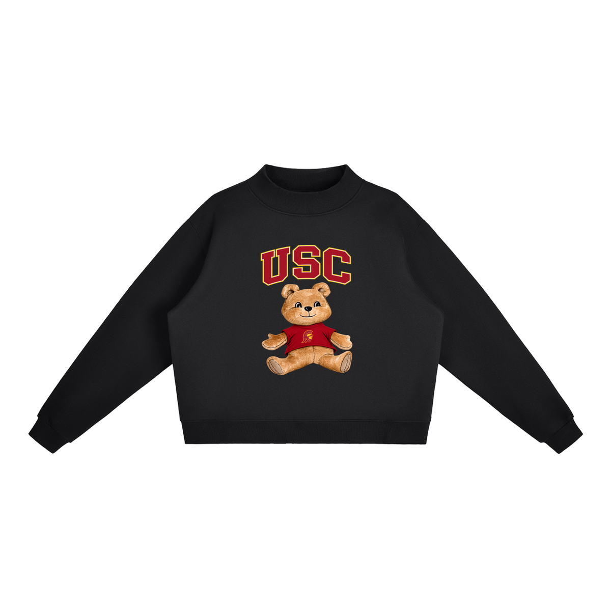 USC Mock-Neck Crew Sweatshirt