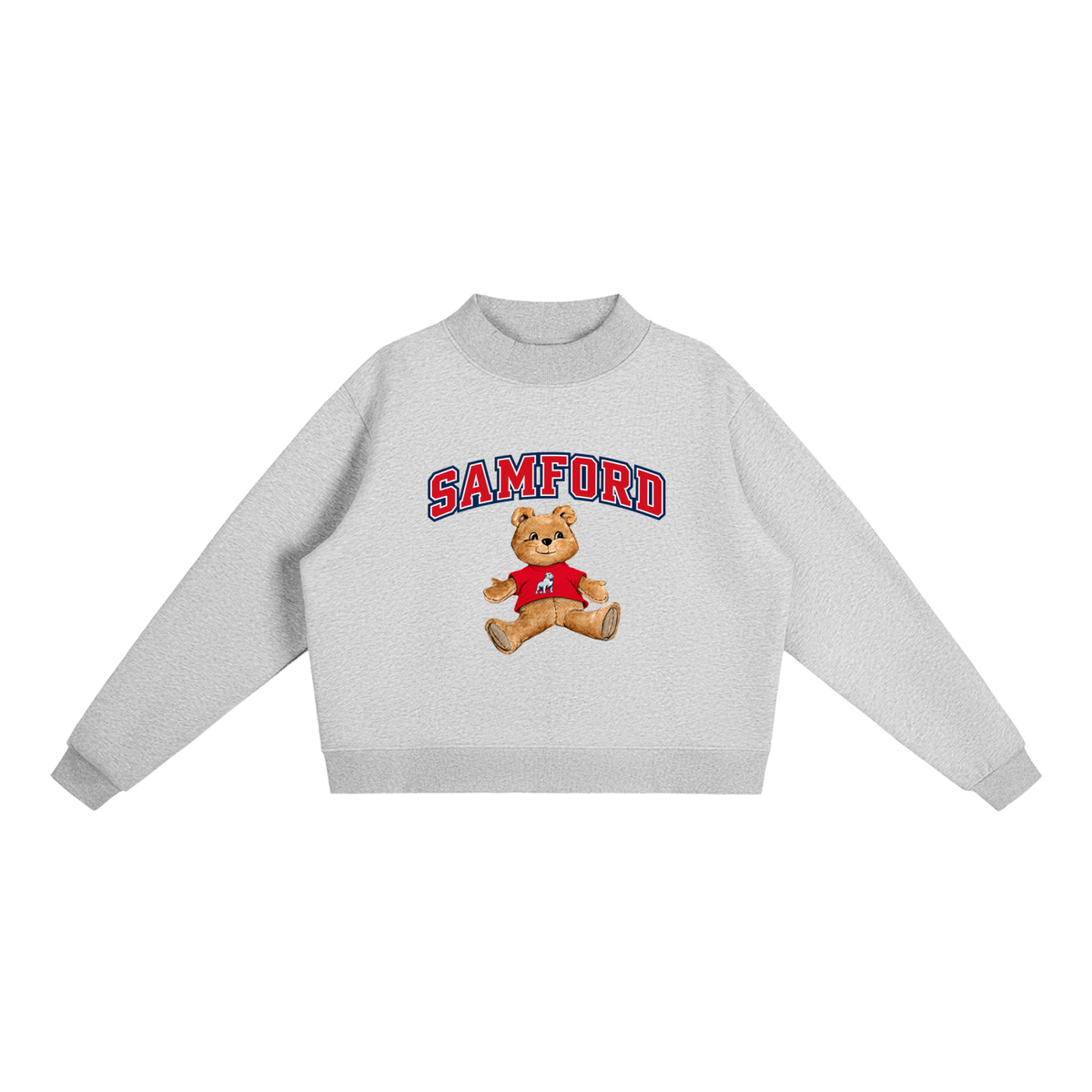 Samford University Mock-Neck Crew Sweatshirt