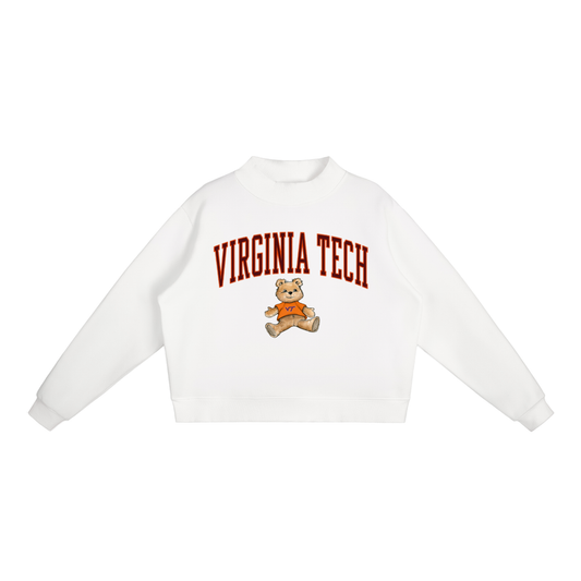 Virginia Tech Mock-Neck Crew Sweatshirt