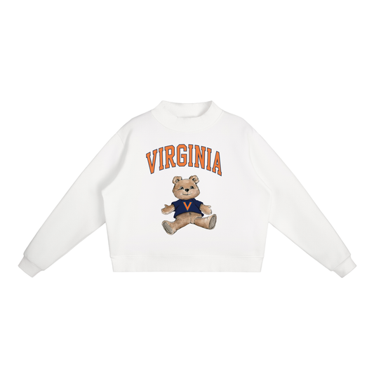 University of Virginia Mock-Neck Crew Sweatshirt