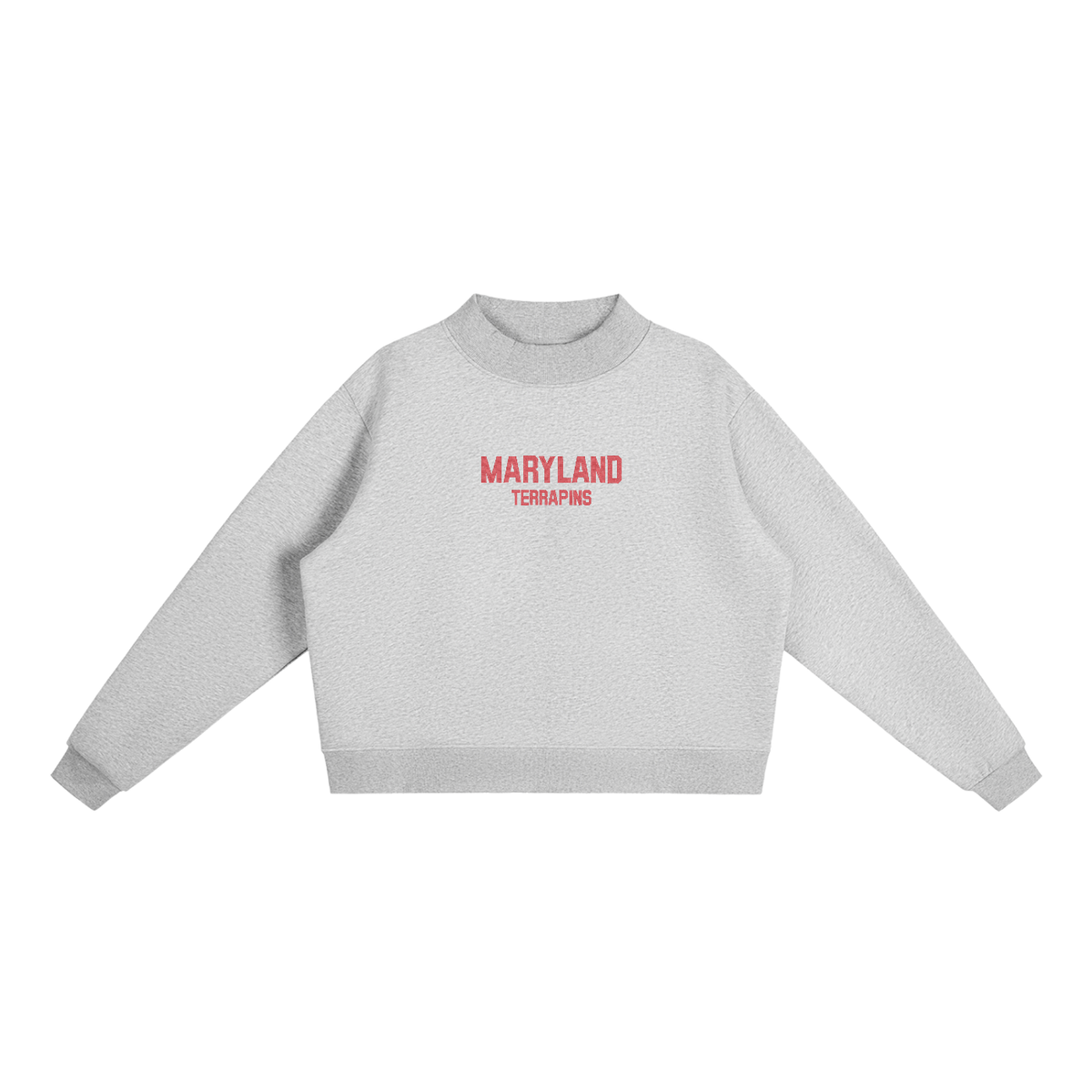 Maryland Embroidered Mock-Neck