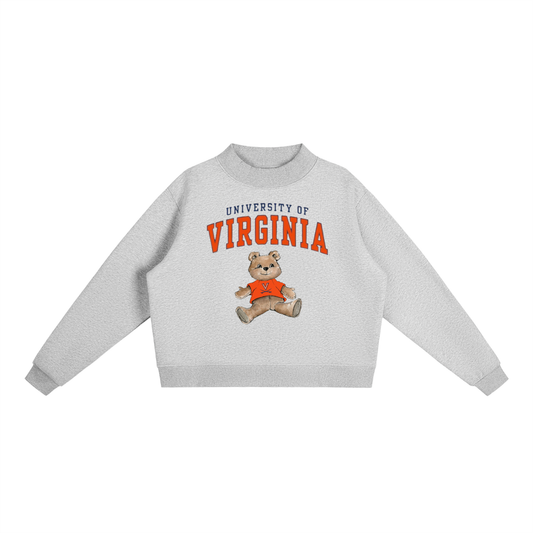 University of Virginia Mock-Neck Crew Sweatshirt