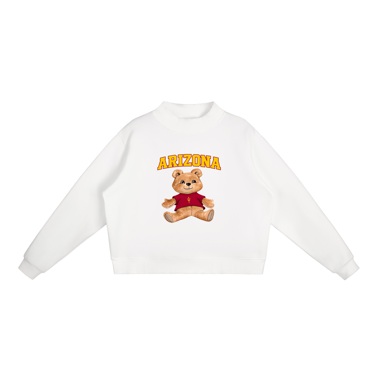 Arizona State Mock-Neck Crew Sweatshirt