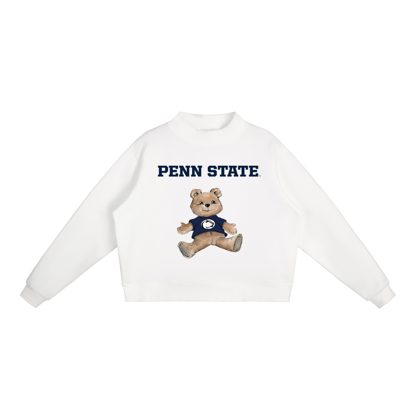 Penn State Mock-Neck Crew Sweatshirt