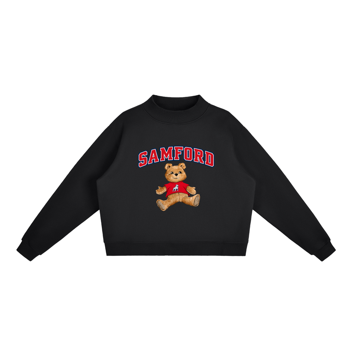 Samford University Mock-Neck Crew Sweatshirt