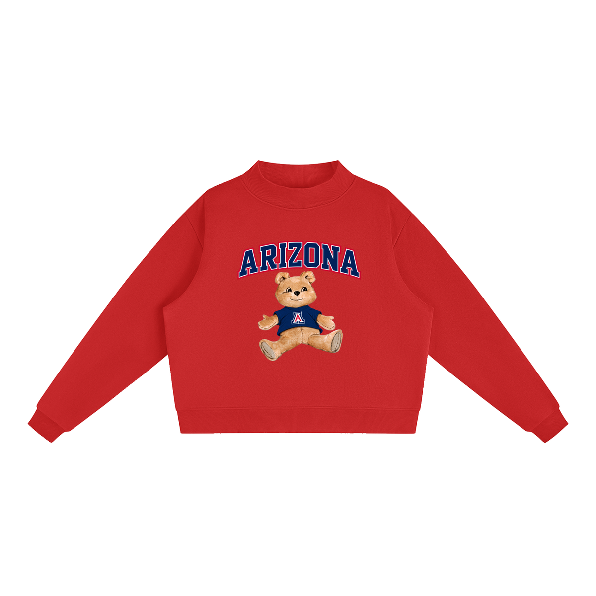 Arizona Mock-Neck Crew Sweatshirt