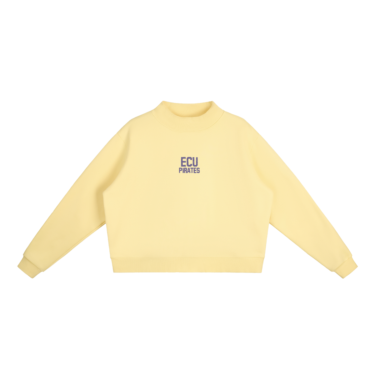 ECU Embroidered Mock-Neck
