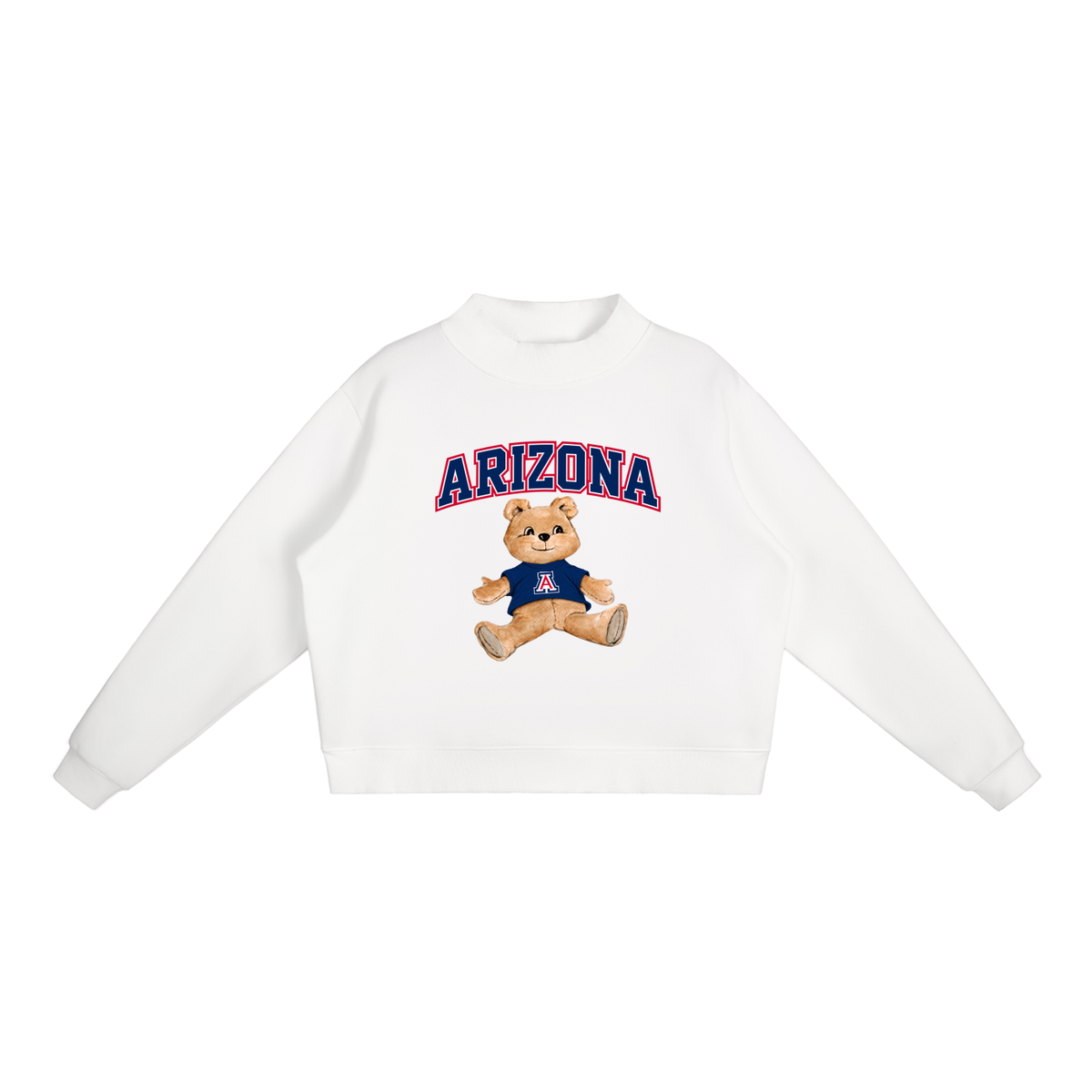 Arizona Mock-Neck Crew Sweatshirt